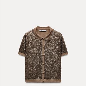 Zara Cream High Waist Shorts